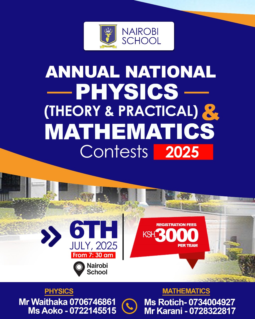 Annual Physics and Mathematics Contest
